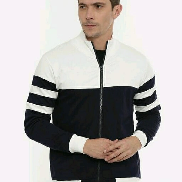 Full Sleeve Men's Jacket | Cotton Blend Men's Jacket - White Collar, Free Delivery, S , M , L , XL