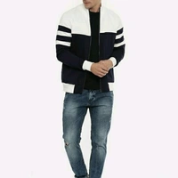 Full Sleeve Men's Jacket | Cotton Blend Men's Jacket - White Collar, Free Delivery, S , M , L , XL