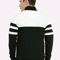 Full Sleeve Men's Jacket | Cotton Blend Men's Jacket - Black collar, Free Delivery, S , M , L , XL