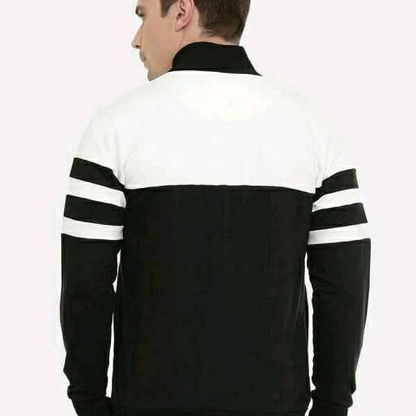 Full Sleeve Men's Jacket | Cotton Blend Men's Jacket - Black collar, Free Delivery, S , M , L , XL