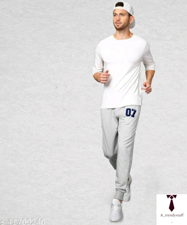 Comfy Men's Track Pants | Multicolored Track Pants - Grey 07 & Black, Free Delivery, 26 , 28 , 30 , 32 , 34 , 36