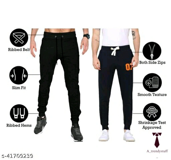 Comfy Men's Track Pants | Multicolored Track Pants - stylish 07 & Black, Free Delivery, 26 , 28 , 30 , 32 , 34 , 36