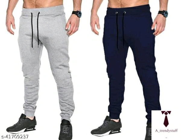 Comfy Men's Track Pants | Multicolored Track Pants - Grey & Blue , Free Delivery, 26 , 28 , 30 , 32 , 34 , 36