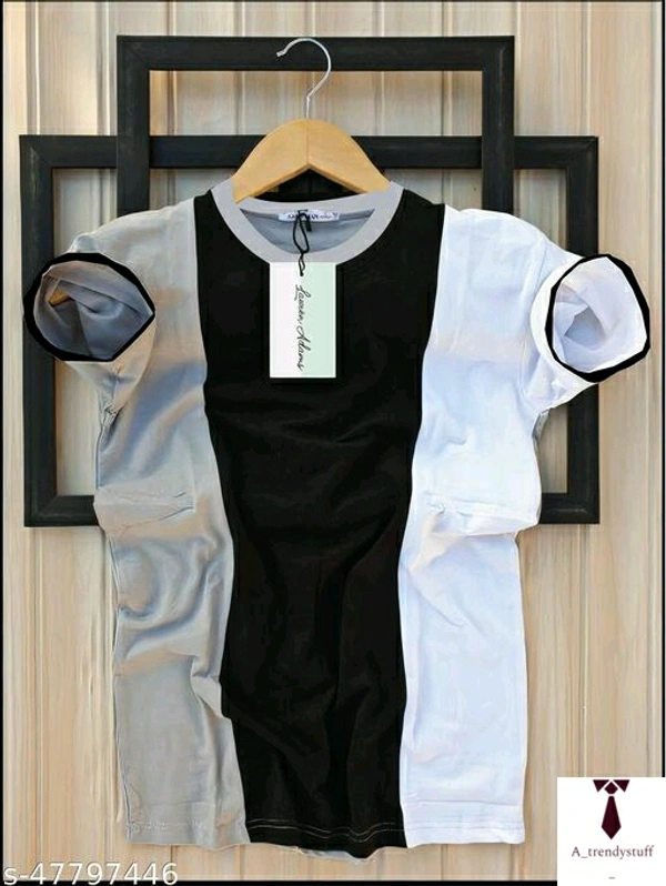Soft Pure Cotton Tshirt For Men | Summer Wear | - Grey