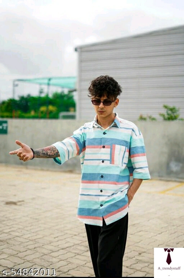Striped Boys Shirt | Boys Partywear | Comfy Boys Shirt
