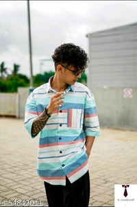 Striped Boys Shirt | Boys Partywear | Comfy Boys Shirt