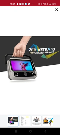 Zebronics Mini Tv  - Black