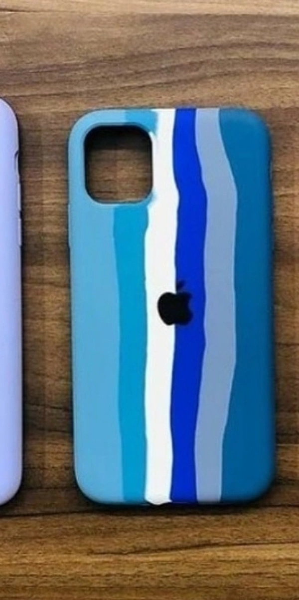 I PHONE 11 RAINBOW BACK COVER - Blue 