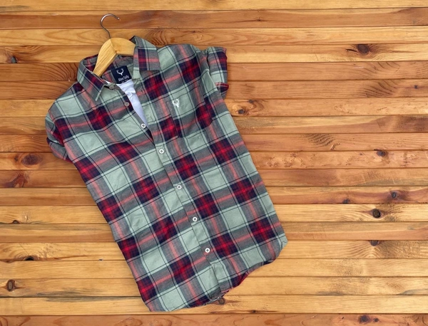Allen Solly Check shirt  - L, Brown