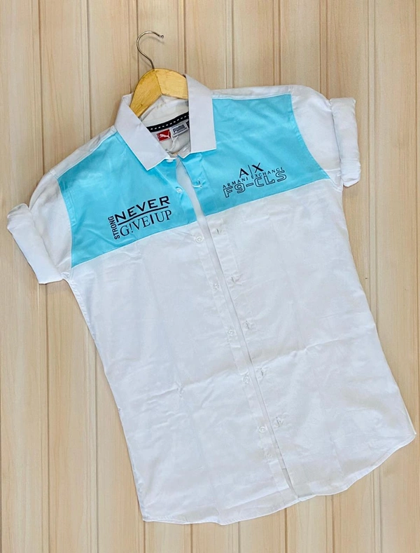 *Designer full sleaves cotton Shirt * - white, Xl