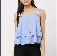 Classy Elegant Women Top - Red, X