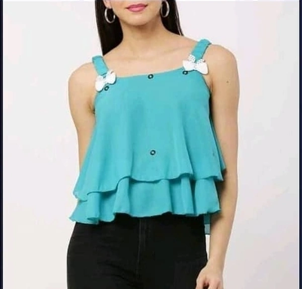 Classy Elegant Women Top - Red, X