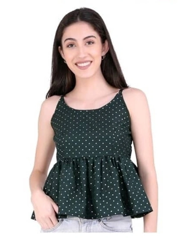 Classy Elegant Women Tops  - Soft Green, X