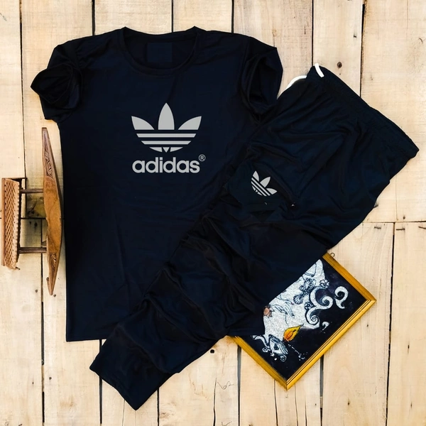 ADDIDAS Adidas T-SHIRT + LOWER - Black, Xl