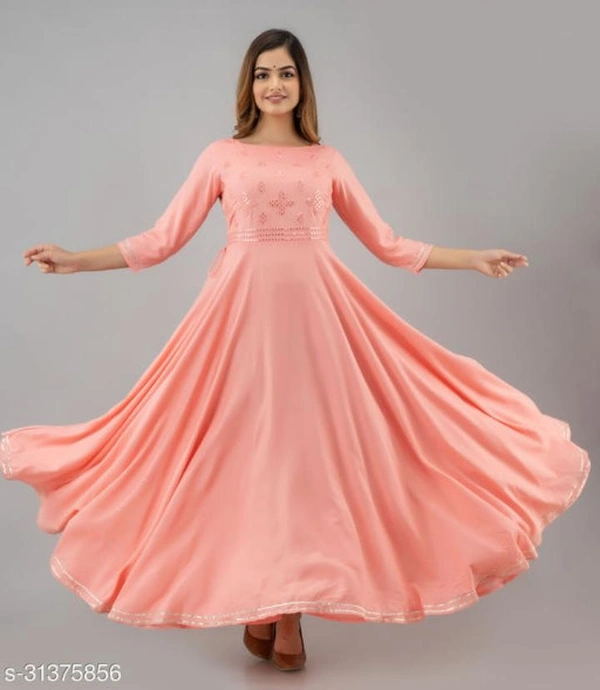 Kashvi Fabulous Kurtis - peach, S