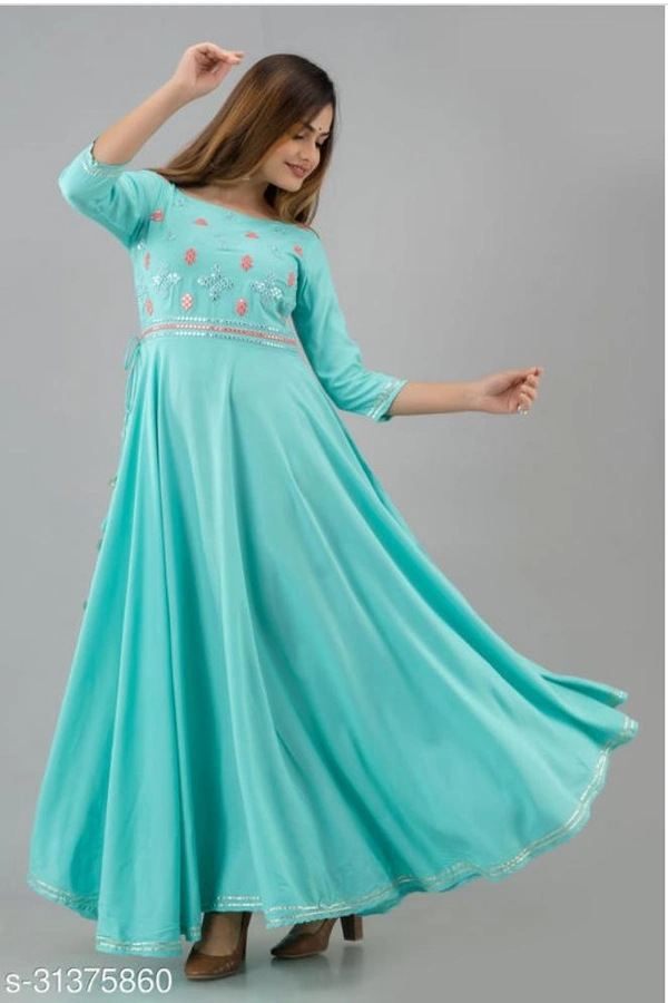 Kashvi Fabulous Kurtis - sky blue, M