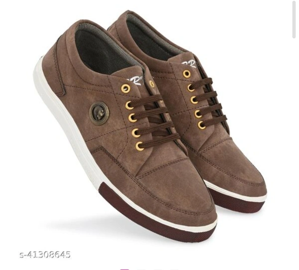 Modern Graceful Men Casual Shoes - Yellow, IND-9