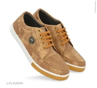Modern Graceful Men Casual Shoes - Yellow, IND-9