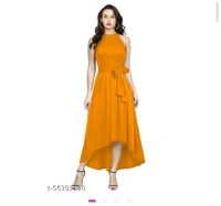 Women Wersturn Wear-Dress - 68, Red, M