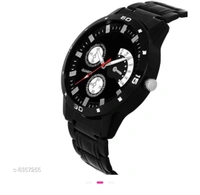 Classy Men watches - Black, Free size