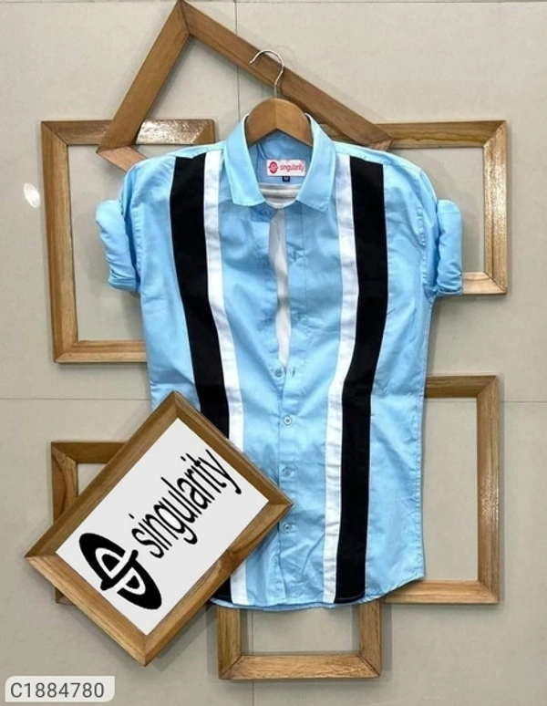 Cotton Stripes Full Sleeves Slim Fit Casual Shirt Vol-1 - multicolor, L