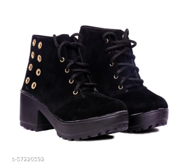 Pvc Women Boot - Brown, 1, IND-6
