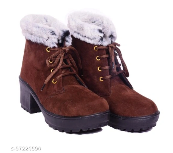 Pvc Women Boot - Brown Brown, 1, IND-8