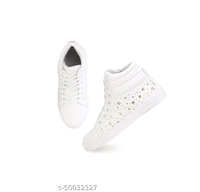 Women Boots - White, 1, IND-8