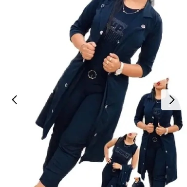 Women's 3 Piece Dress With Shrug