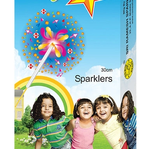 30cm Colour Sparklers  (1 Box 5 Pcs)