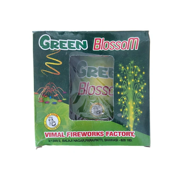 Green Blossom fountain with 5 chakkar
