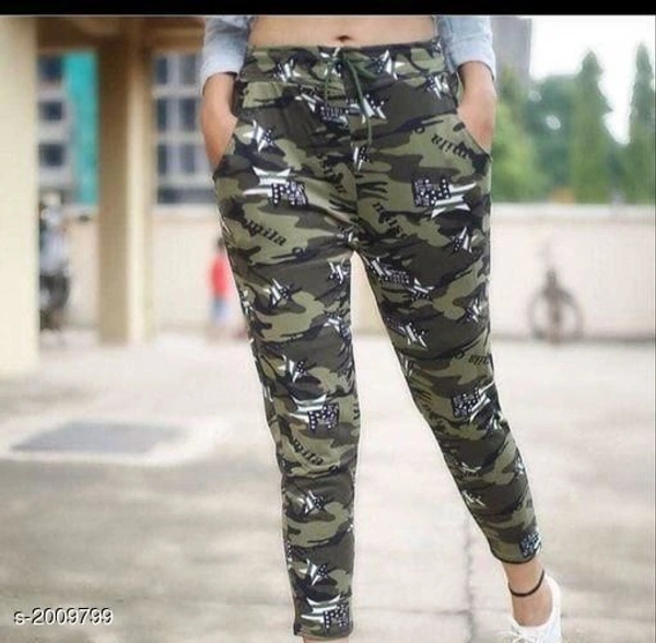 Trendy Fashionable Cotton Rib Sport Jegging - 32