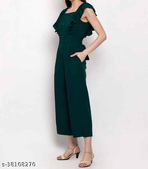 Dark Blue Sleveeless Jumpsuit for Women - S