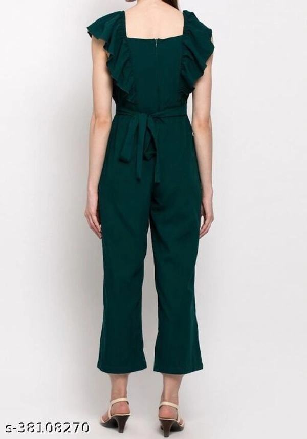 Dark Blue Sleveeless Jumpsuit for Women - S