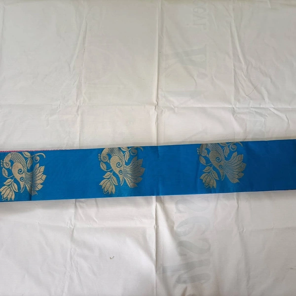Peacock Buta Kuppadam Saree - Blue and Pink, 6 yards