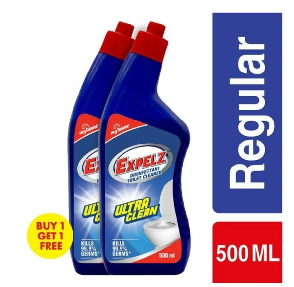 My Home Expelz Regular Disinfectant Toilet Cleaner 500 ml (Buy 1 Get 1 Free)