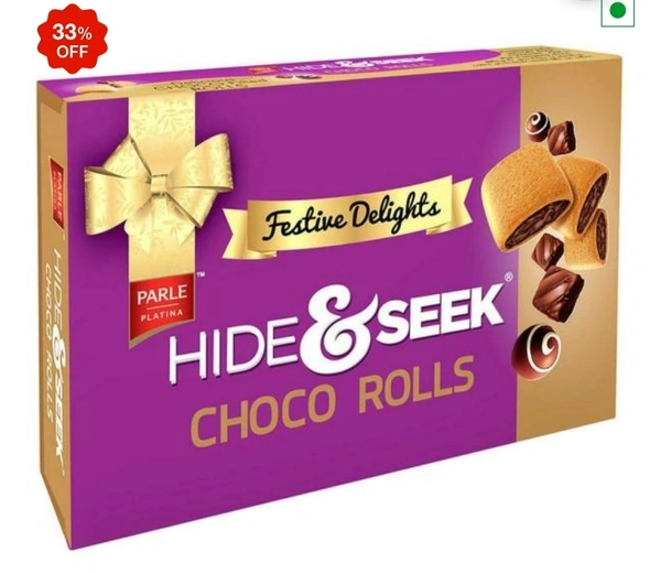 Parle Hide & Seek Choco Rolls 250 g