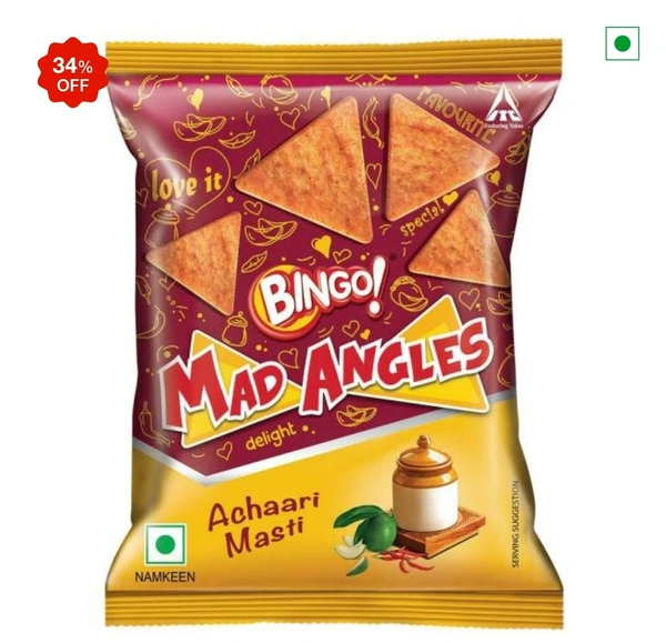 Bingo Achaari Masti Mad Angles 130 g