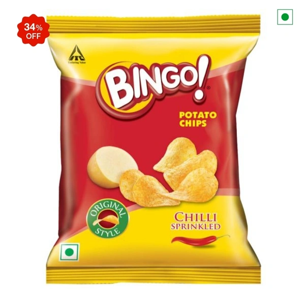 Bingo Original Style Chilli Sprinkled Potato Chips 100 g