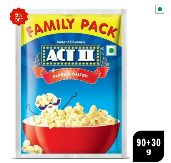 Act II Classic Salted Instant Popcorn 90 g