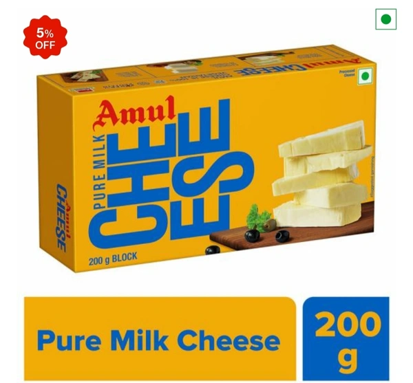 Amul Cheese Block 200 g (Carton)