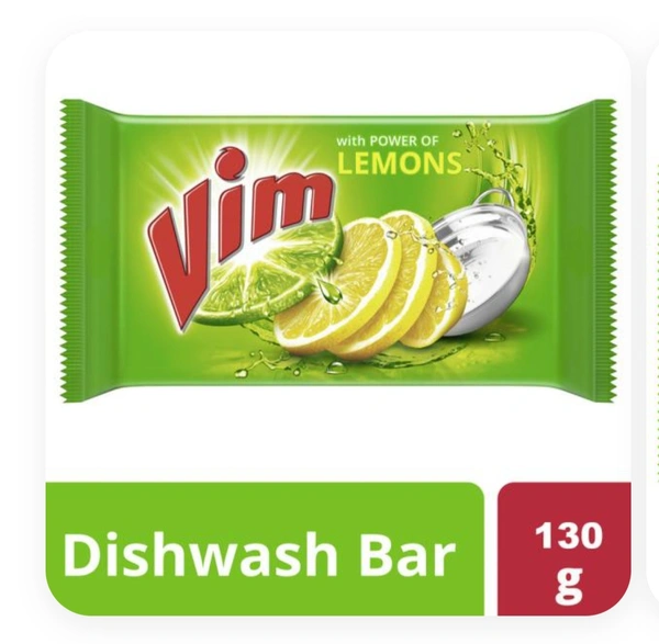 Vim Lemon Dishwash Bar 125 g