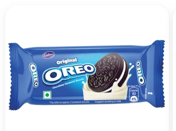 Cadbury Oreo Original Vanilla Cream Sandwich Biscuits 43.75 g