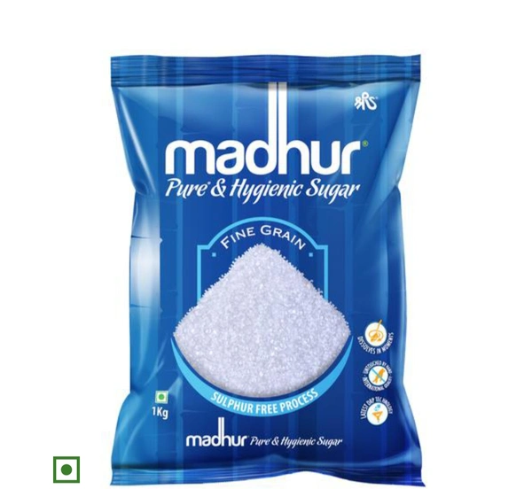 Sugar - Pure & Hygienic, Fine Grain, Natural, 1 kg