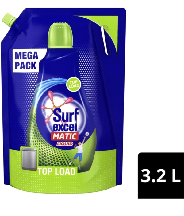 Surf excel Matic Top Load Pouch Multi-FragranceLiquid Detergent (3.2 L)