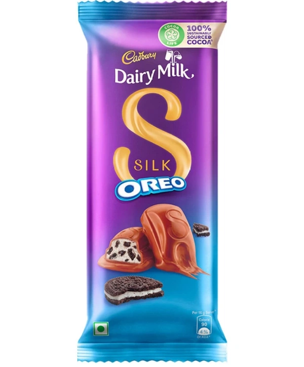 Cadbury Dairy Milk Silk Oreo Chocolate Bars(130 g)