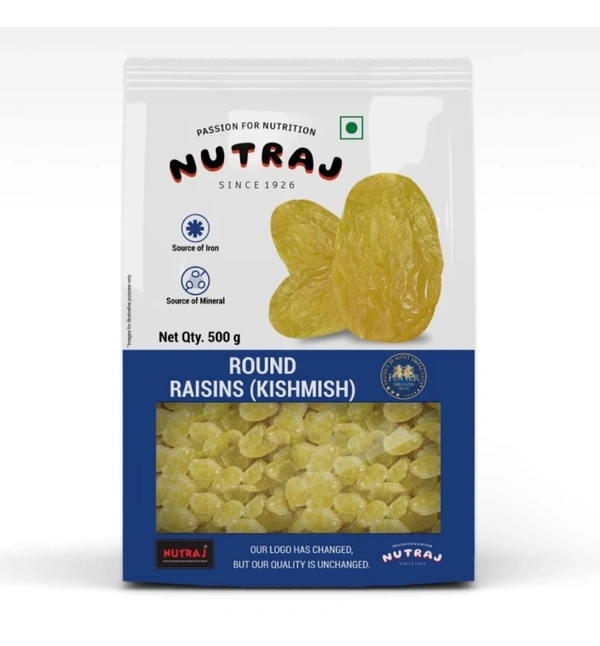 Nutraj Round Kishmish Raisins (500 g)