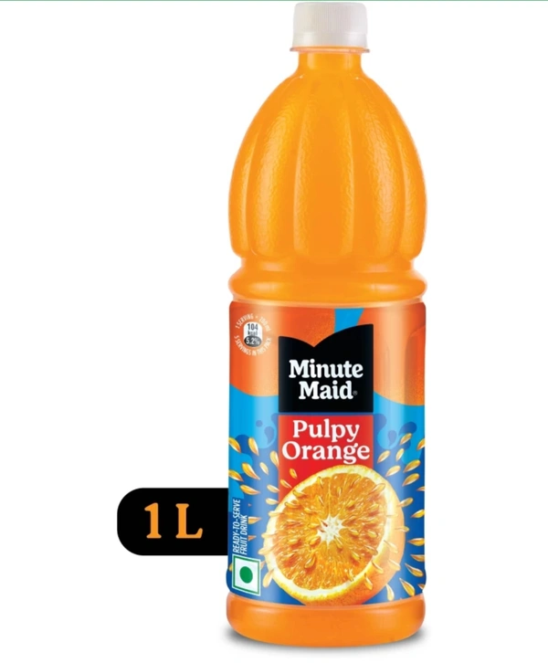 Minute Maid Pulpy Orange Juice, Ready-To-Serve Fruit Drink (1 L)