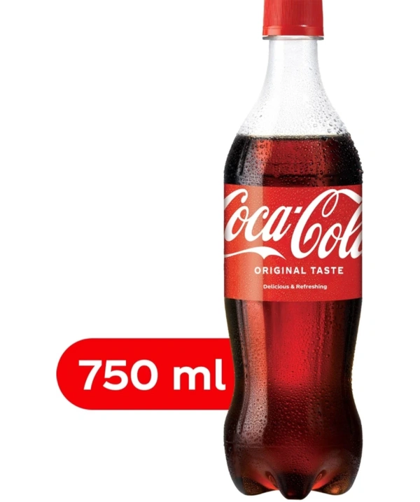 Coca-Cola Original Taste Soft Drink PET Bottle (750ml)