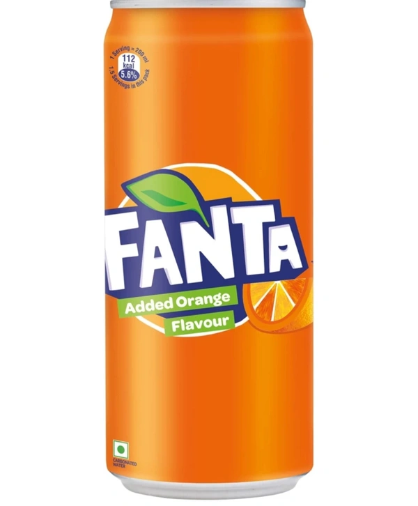 Fanta Orange Flavoured Soft Drink Can (300 ml)